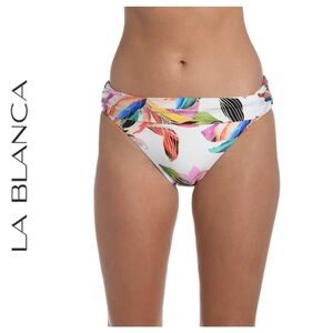 NWOT Paradise City Shirred Band Hipster Bottom 6